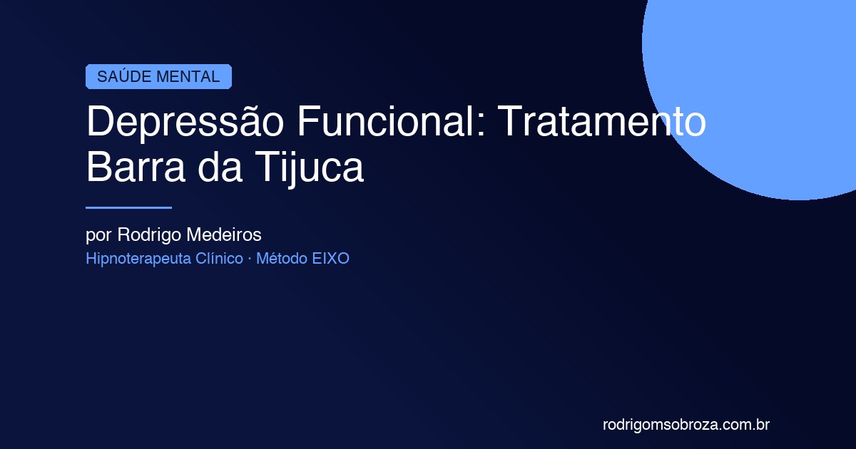 Depressão Funcional: Você Funciona, Trabalha, Sorri — Mas Por Dentro Não Está Bem